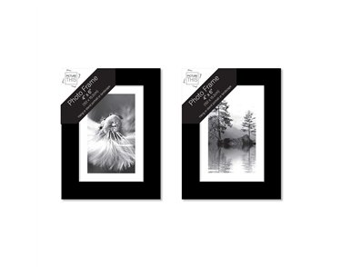 4x6in BLACK PHOTO FRAME