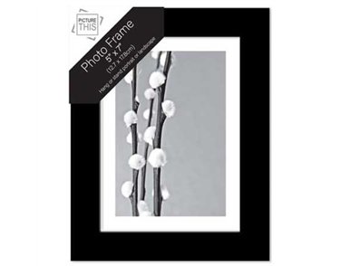 5x7in BLACK PHOTO FRAME
