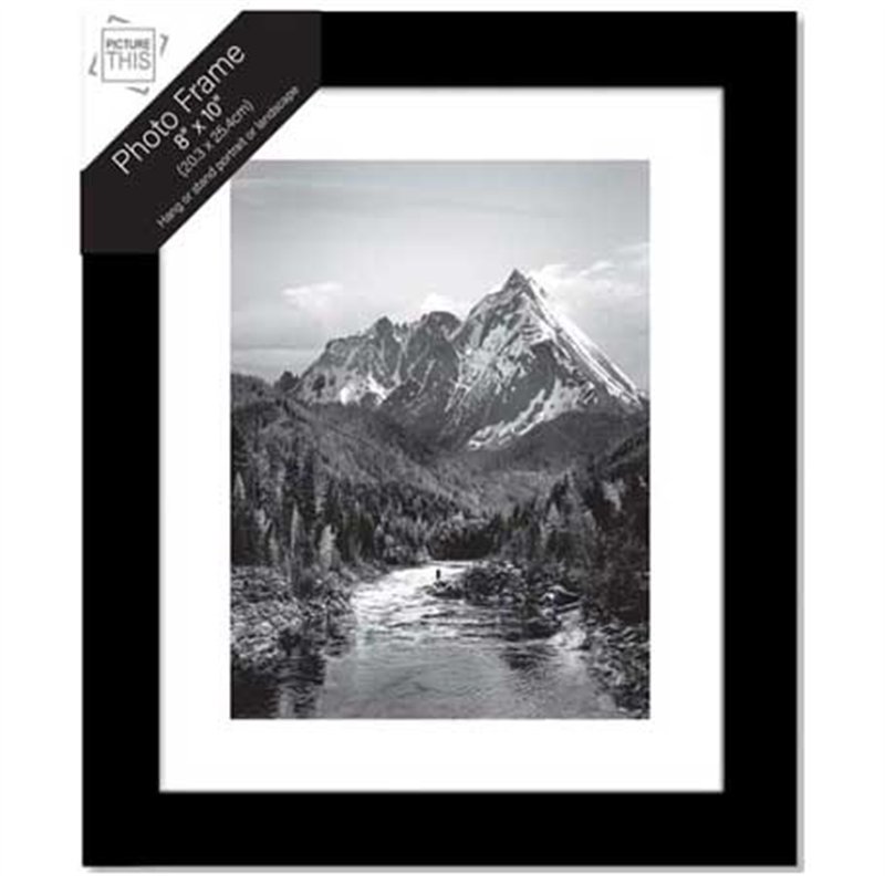 8x10in BLACK PHOTO FRAME