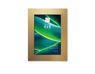 4x6in GOLD BASIC PHOTO FRAME