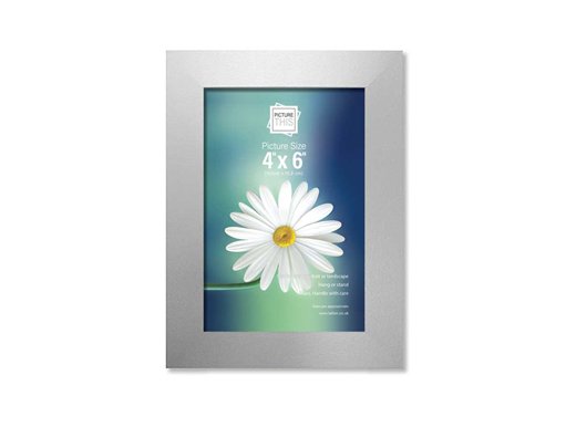 4x6in SILVER BASIC PHOTO FRAMES
