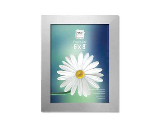 6x8in SILVER BASIC PHOTO FRAMES
