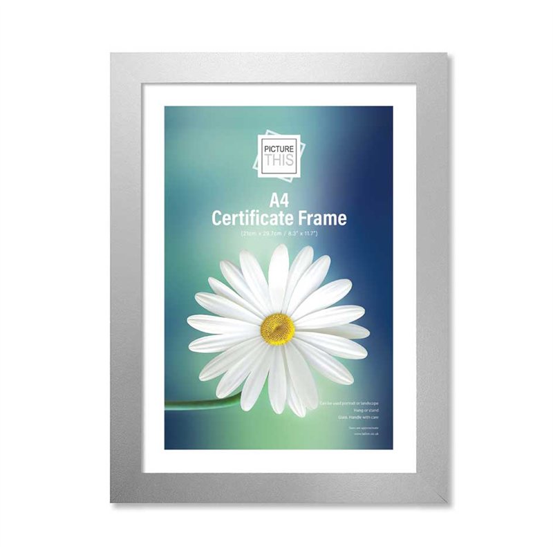 A4 SILVER BASIC PHOTO FRAMES