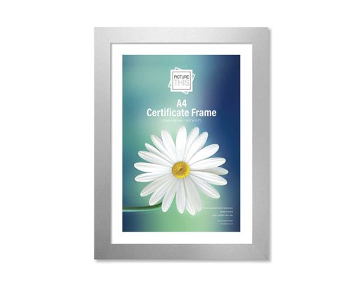 A4 SILVER BASIC PHOTO FRAMES