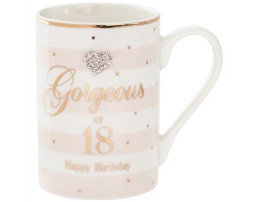 MAD DOTS 18TH BIRTHDAY MUG