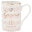 MAD DOTS 18TH BIRTHDAY MUG
