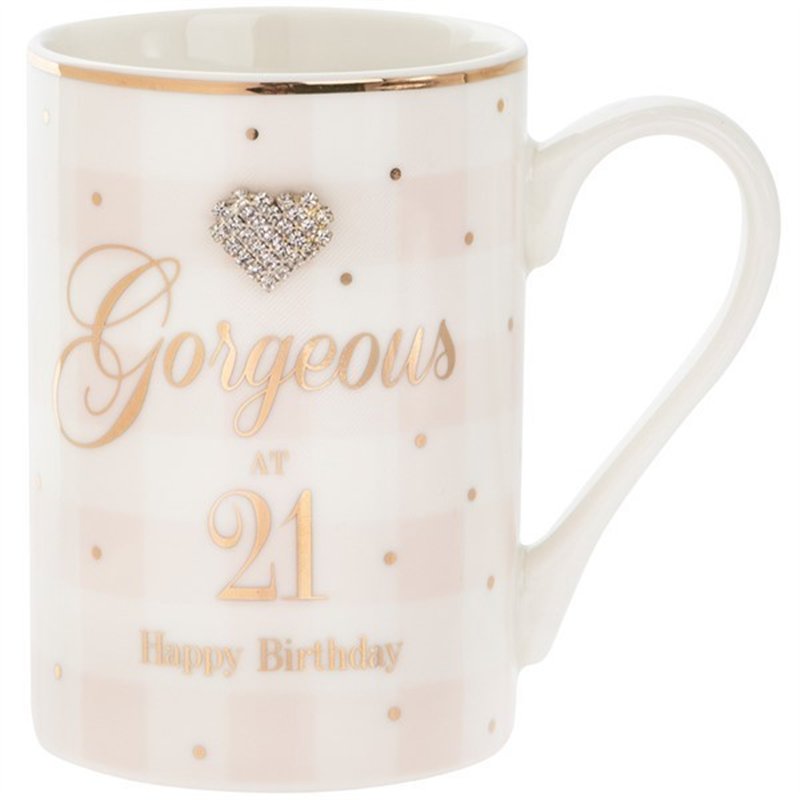 MAD DOTS 21ST BIRTHDAY MUG