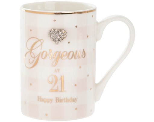 MAD DOTS 21ST BIRTHDAY MUG