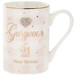 MAD DOTS 21ST BIRTHDAY MUG