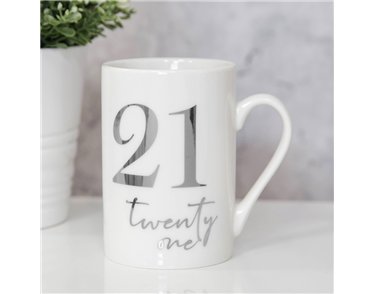 21ST BONE CHINA WITH SILVER FOIL