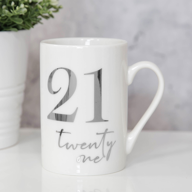 21ST BONE CHINA WITH SILVER FOIL