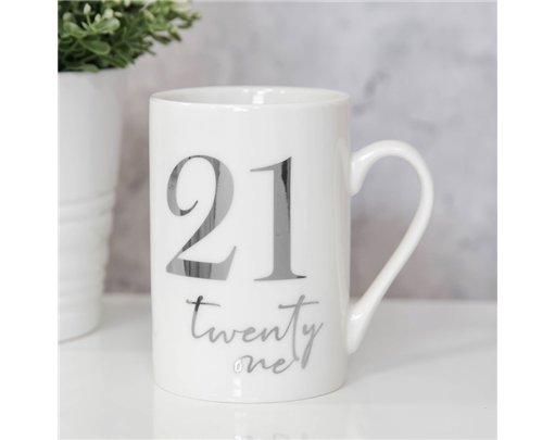 21ST BONE CHINA WITH SILVER FOIL