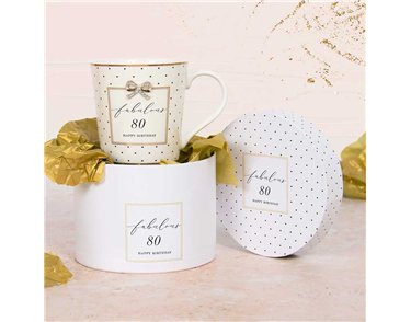 80TH BIRTHDAY MUG
