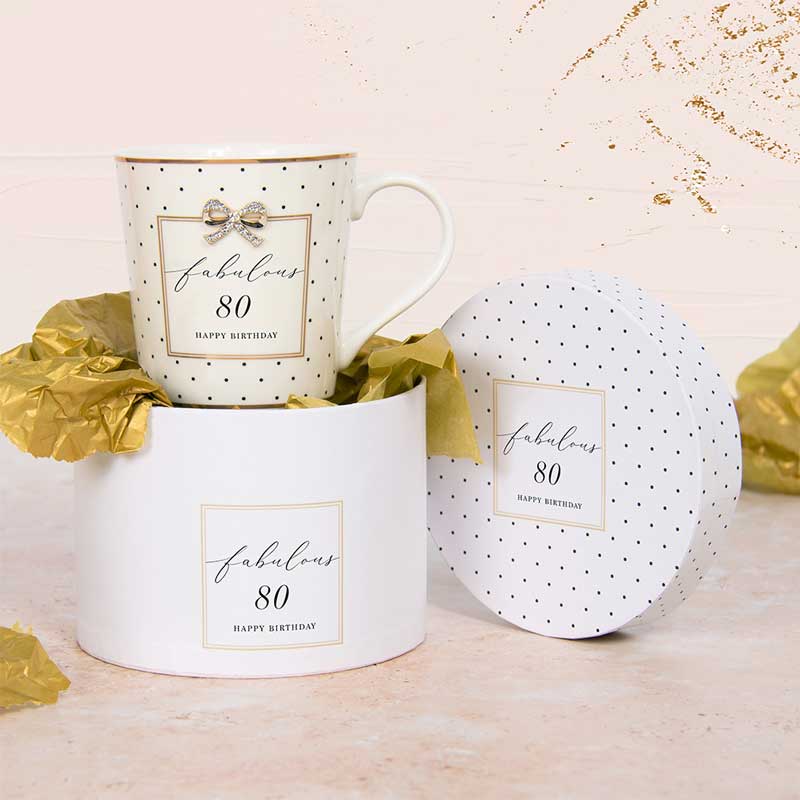 80TH BIRTHDAY MUG