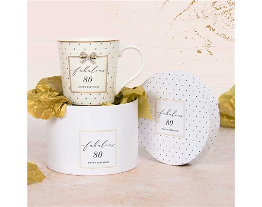 80TH BIRTHDAY MUG