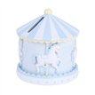 11cm BLUE BABY CAROUSEL MONEY BOX