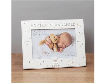 6x4in BAMBINO RESIN FIRST GRANDCHILD PHOTO FRAME