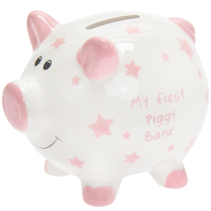 PINK MY FIRST PIGGY BANK