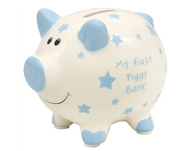 BLUE MY FIRST PIGGY BANK