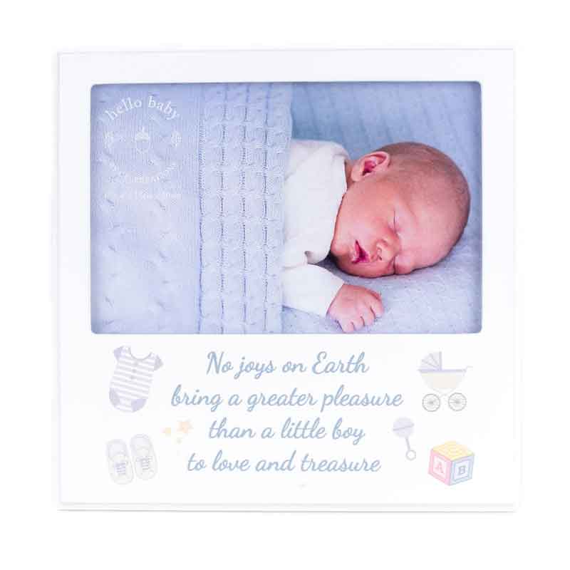 6x4in HELLO BABY BOY VERSE FRAME