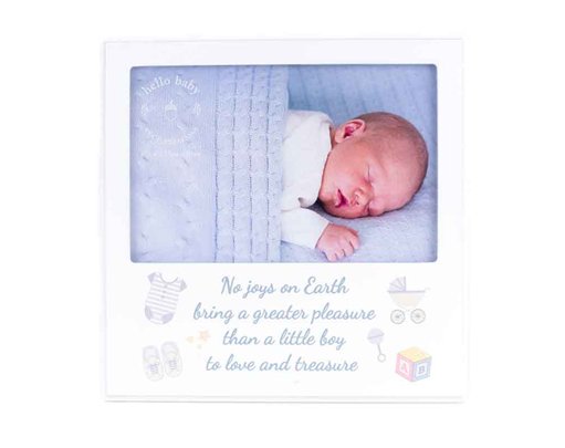 6x4in HELLO BABY BOY VERSE FRAME