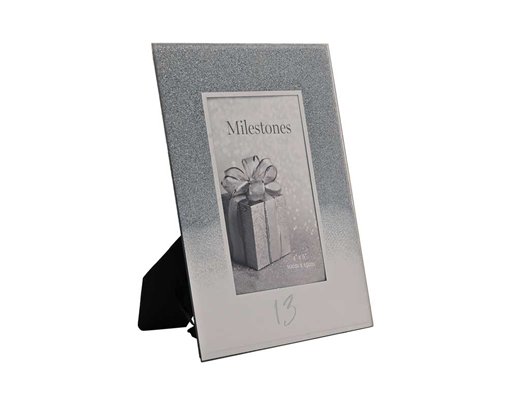4x6in 13th GLITTER MIRROR FRAME