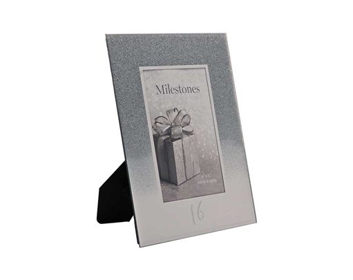 4x6in 16th GLITTER MIRROR FRAME