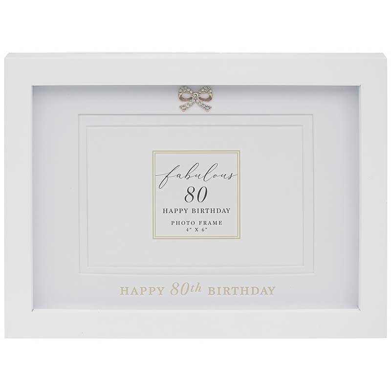 4x6in 80TH BIRTHDAY FRAME