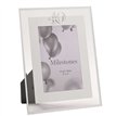 4x6in MILESTONES 40 MIRROR BORDER FRAME
