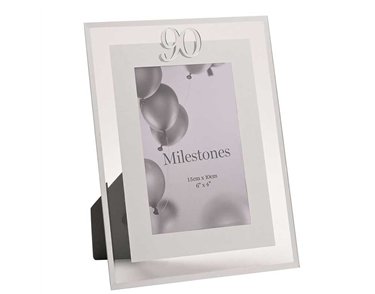 4x6in MILESTONES 90 MIRROR BORDER FRAME