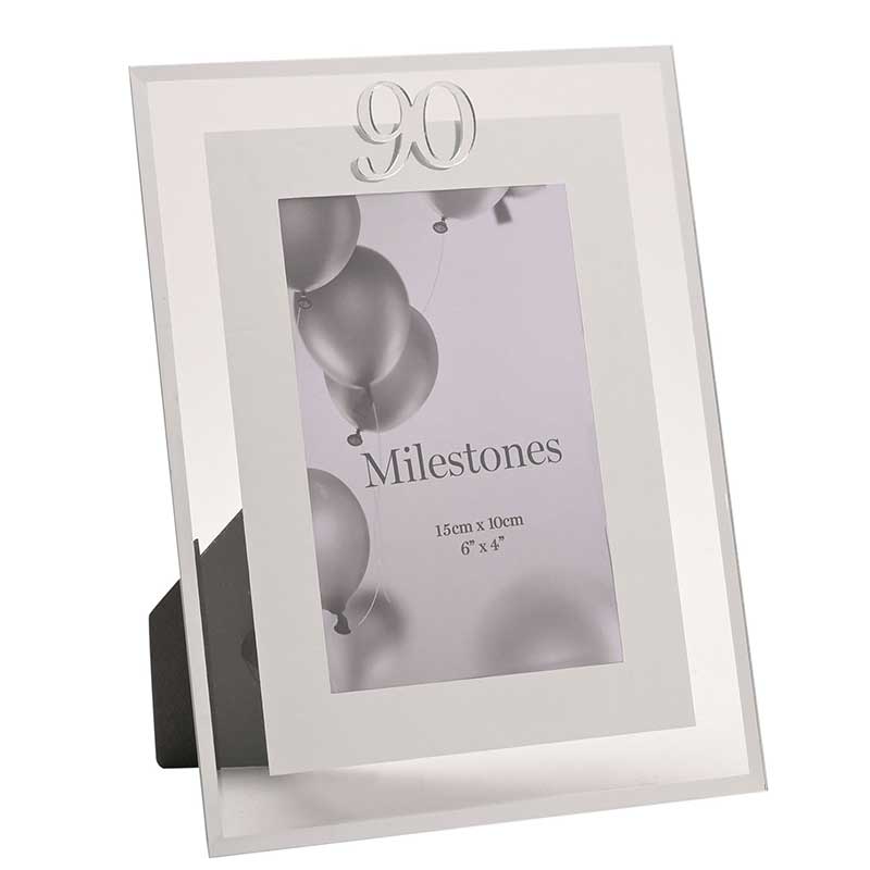 4x6in MILESTONES 90 MIRROR BORDER FRAME