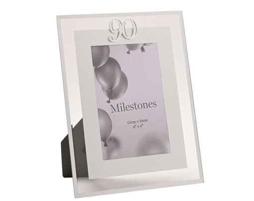 4x6in MILESTONES 90 MIRROR BORDER FRAME