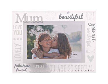 3D MUM WITH LOVE GLASS FRAME