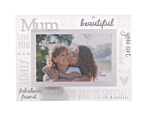 3D MUM WITH LOVE GLASS FRAME