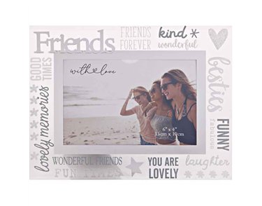 3D FRIENDS WITH LOVE GLASS FRAME