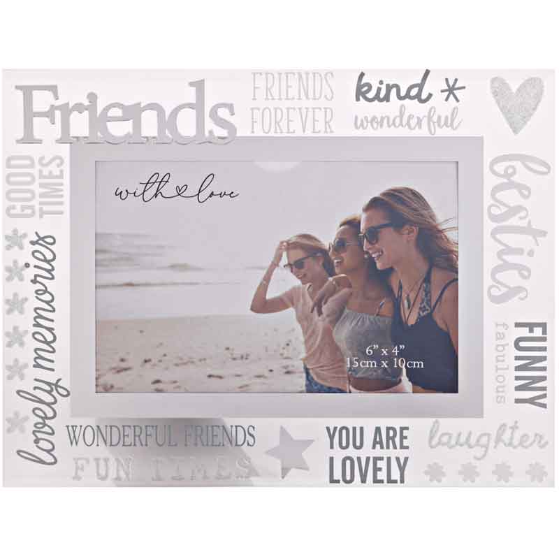3D FRIENDS WITH LOVE GLASS FRAME