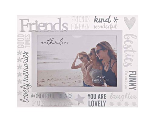 3D FRIENDS WITH LOVE GLASS FRAME