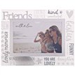 3D FRIENDS WITH LOVE GLASS FRAME