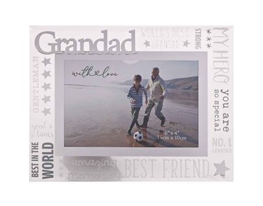 3D GRANDAD WITH LOVE GLASS FRAME