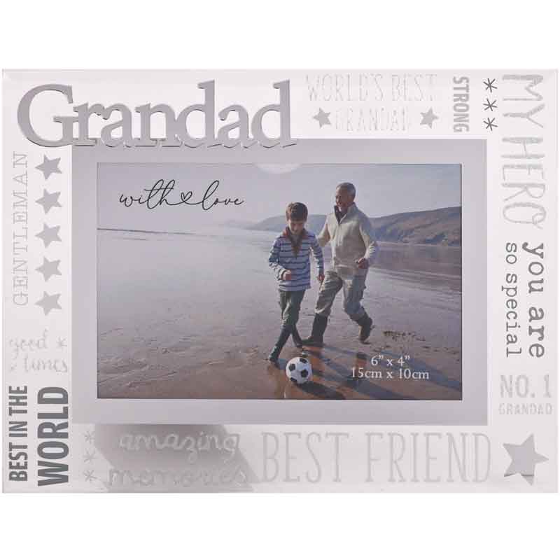 3D GRANDAD WITH LOVE GLASS FRAME