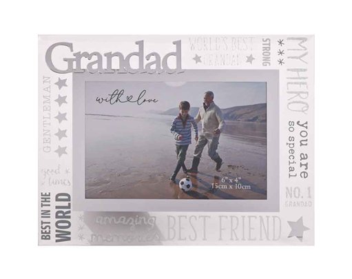3D GRANDAD WITH LOVE GLASS FRAME