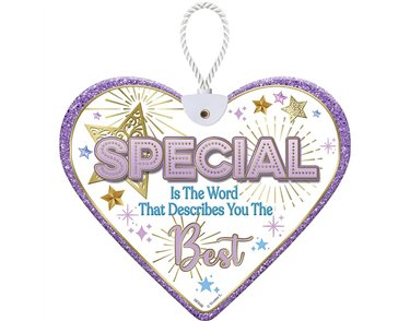 HEARTFELT SPECIAL IS THE WORD CERAMIC HEART