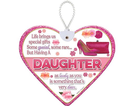 HEARTFELT DAUGHTER CERAMIC HEART