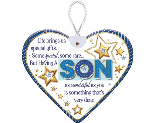 HEARTFELT SON CERAMIC HEART
