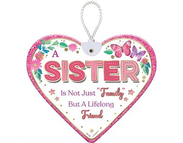 HEARTFELT SISTER CERAMIC HEART