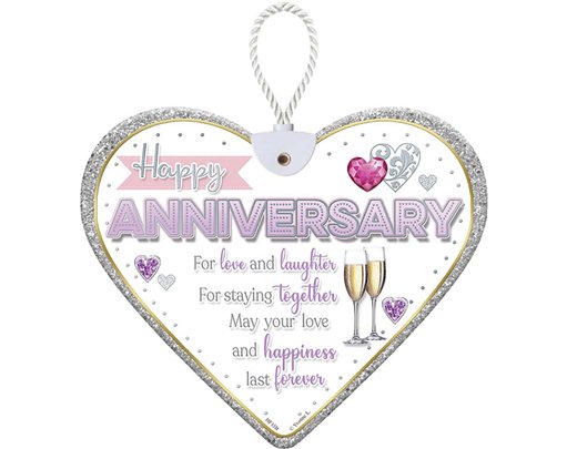 HEARTFELT ANNIVERSARY CERAMIC HEART