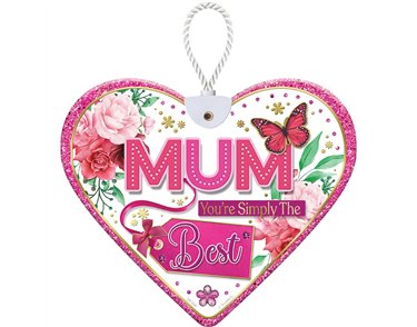 HEARTFELT BEST MUM CERAMIC HEART