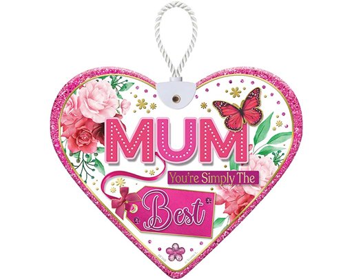 HEARTFELT BEST MUM CERAMIC HEART