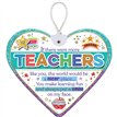 HEARTFELT TEACHER CERAMIC HEART