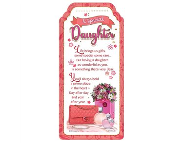 WORD GALLERY SPECIAL DAUGHTER CERAMIC PLAQUE